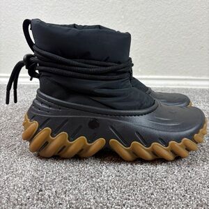 Crocs Echo Boots Black/Gum MEN SIZE 10 W 12 208716 Insulated Snow